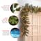 9' x 10" Pre-lit Pine Cone Artificial Christmas Garland with 50 Clear Lights-UL